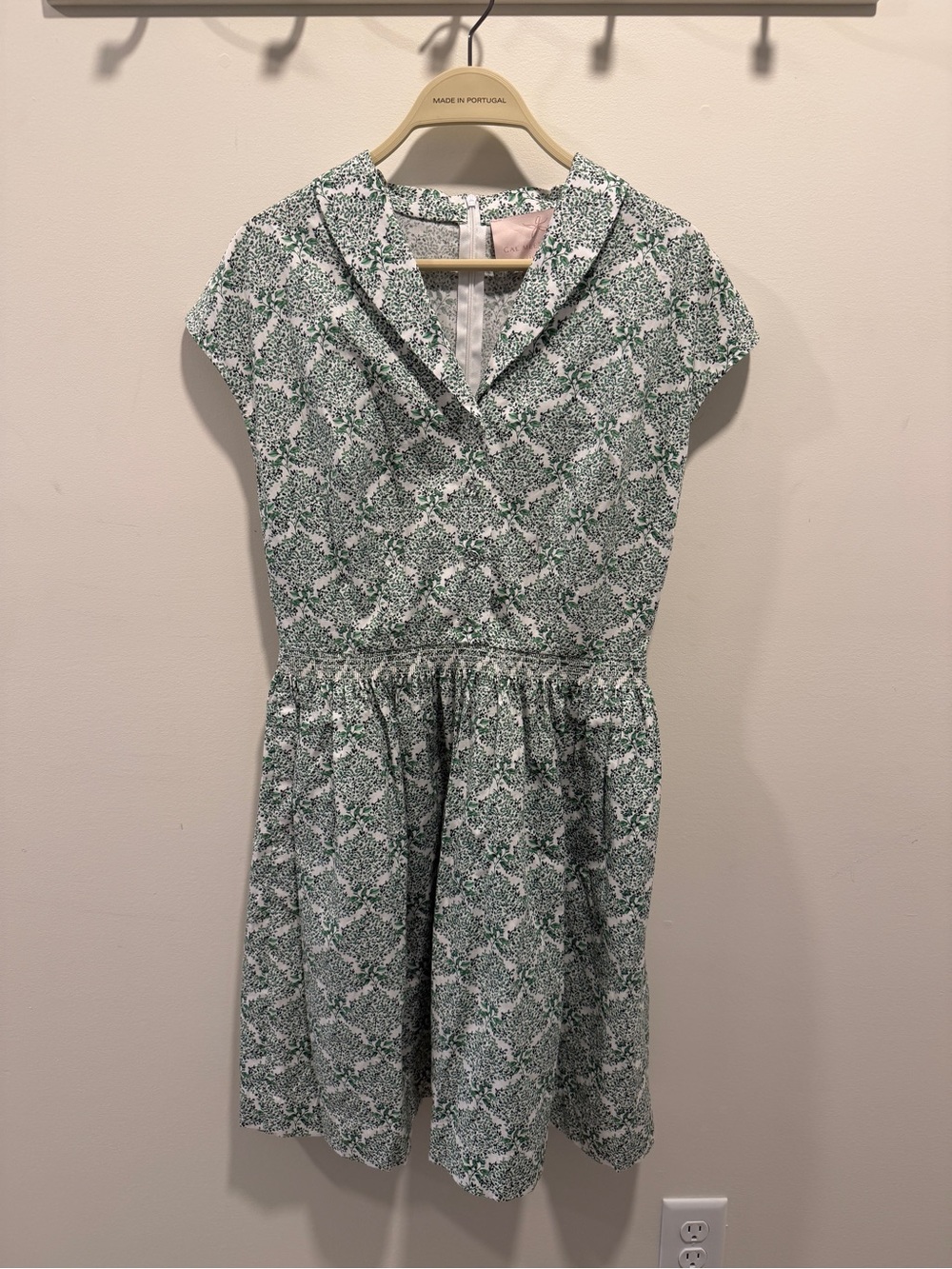 Gal Meets Glam Emery Botanical Vintage Inspired Print Dress - 100% Cotton